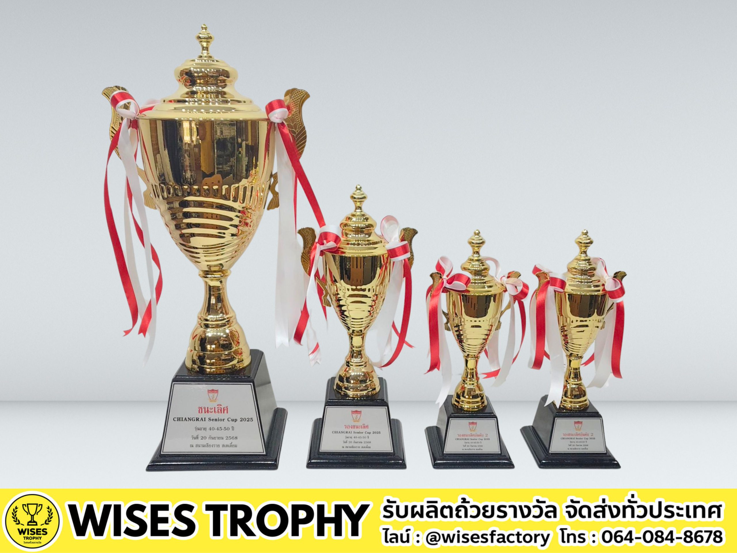 ถ้วยรางวัลโลหะสีทอง การแข่งขันฟุตบอล